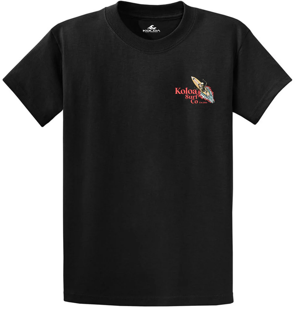 Koloa Living The Wave Skeleton Heavyweight T-Shirt - Image 9