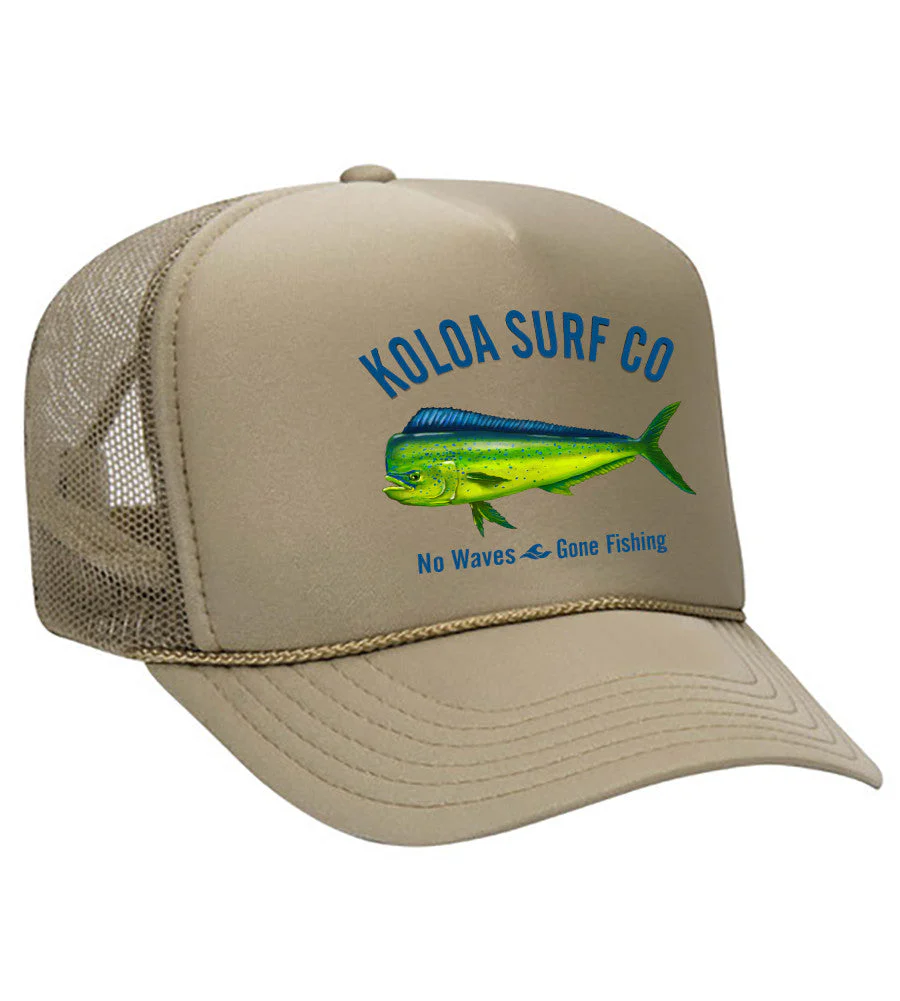 Koloa Mahi Mahi Foam Trucker Hat - Image 11