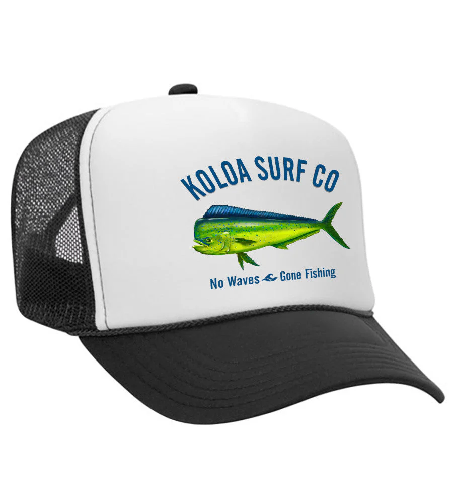 Koloa Mahi Mahi Foam Trucker Hat - Image 12