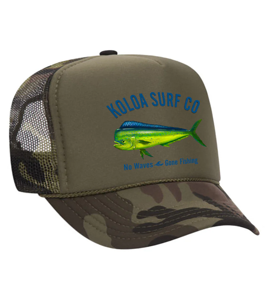 Koloa Mahi Mahi Foam Trucker Hat - Image 3