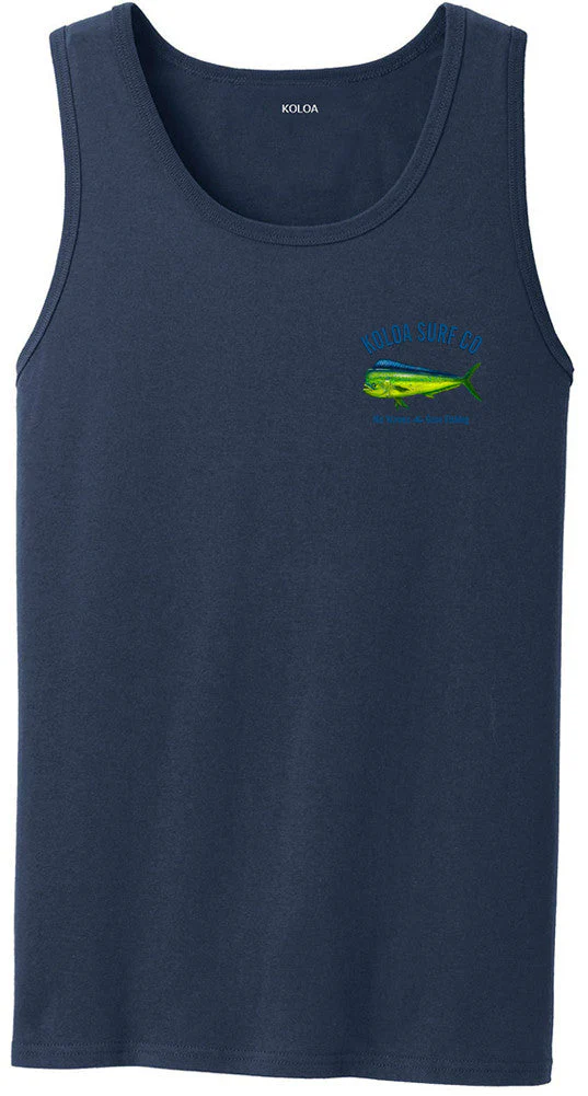 Koloa Mahi Mahi "No Waves Gone Fishing" Tank Top - Image 3