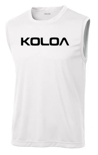 Koloa Original Logo Moisture Wicking Sleeveless T-Shirt - Image 4