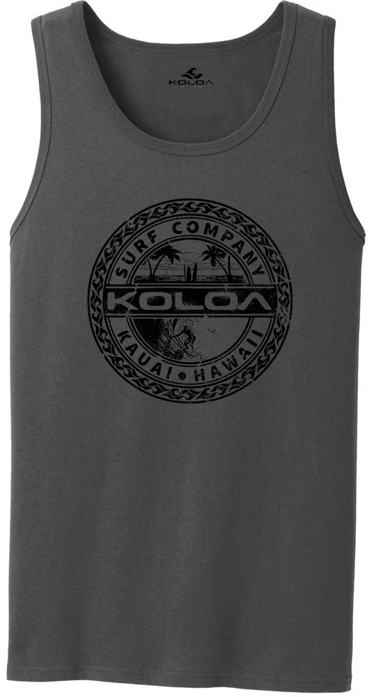 Koloa Palm & Waves Tank Top - Image 3