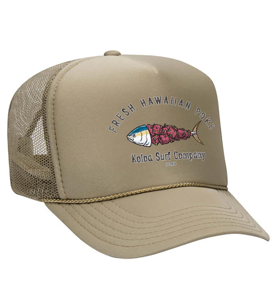 Koloa Poke Foam Trucker Hat - Image 11
