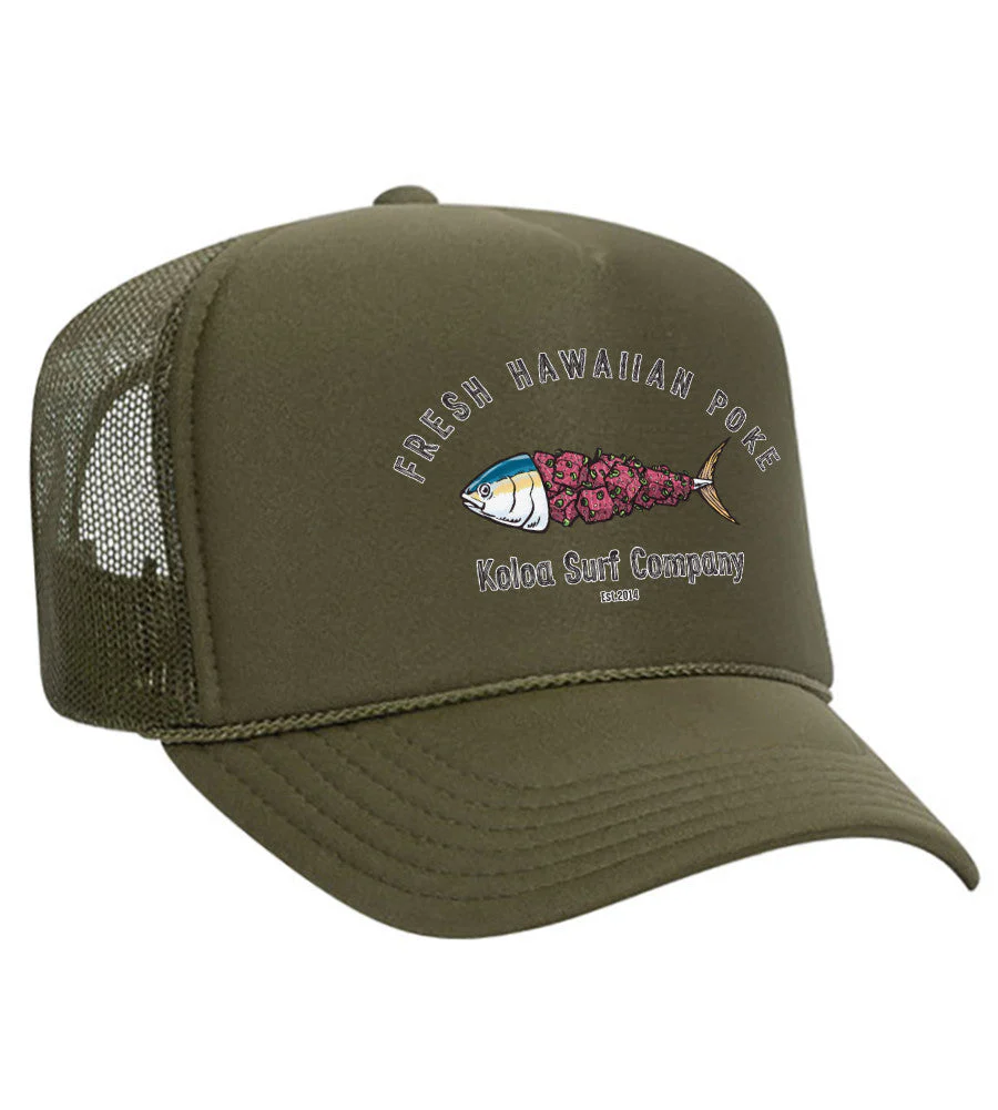 Koloa Poke Foam Trucker Hat - Image 8