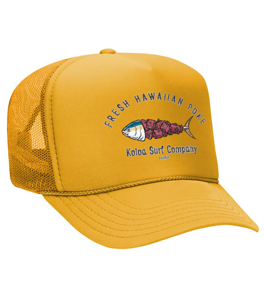 Koloa Poke Foam Trucker Hat - Image 9