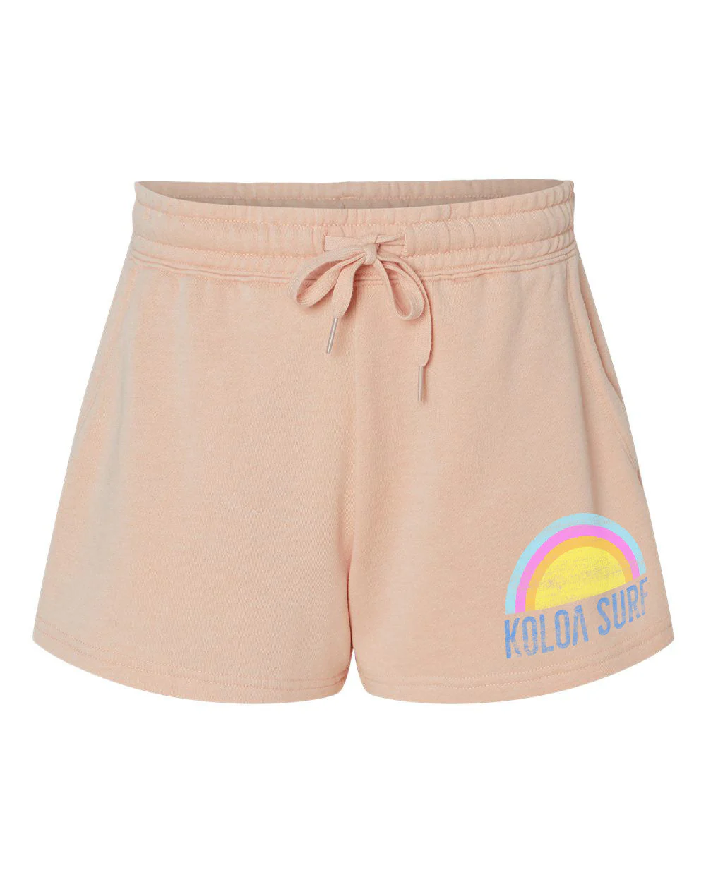 Koloa Rainbow Wave Wash Sweatshorts - Image 4