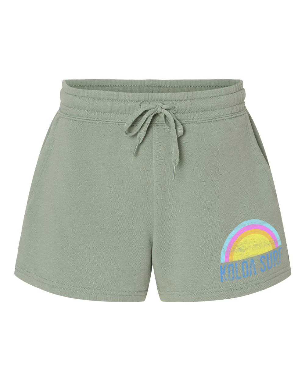 Koloa Rainbow Wave Wash Sweatshorts - Image 7