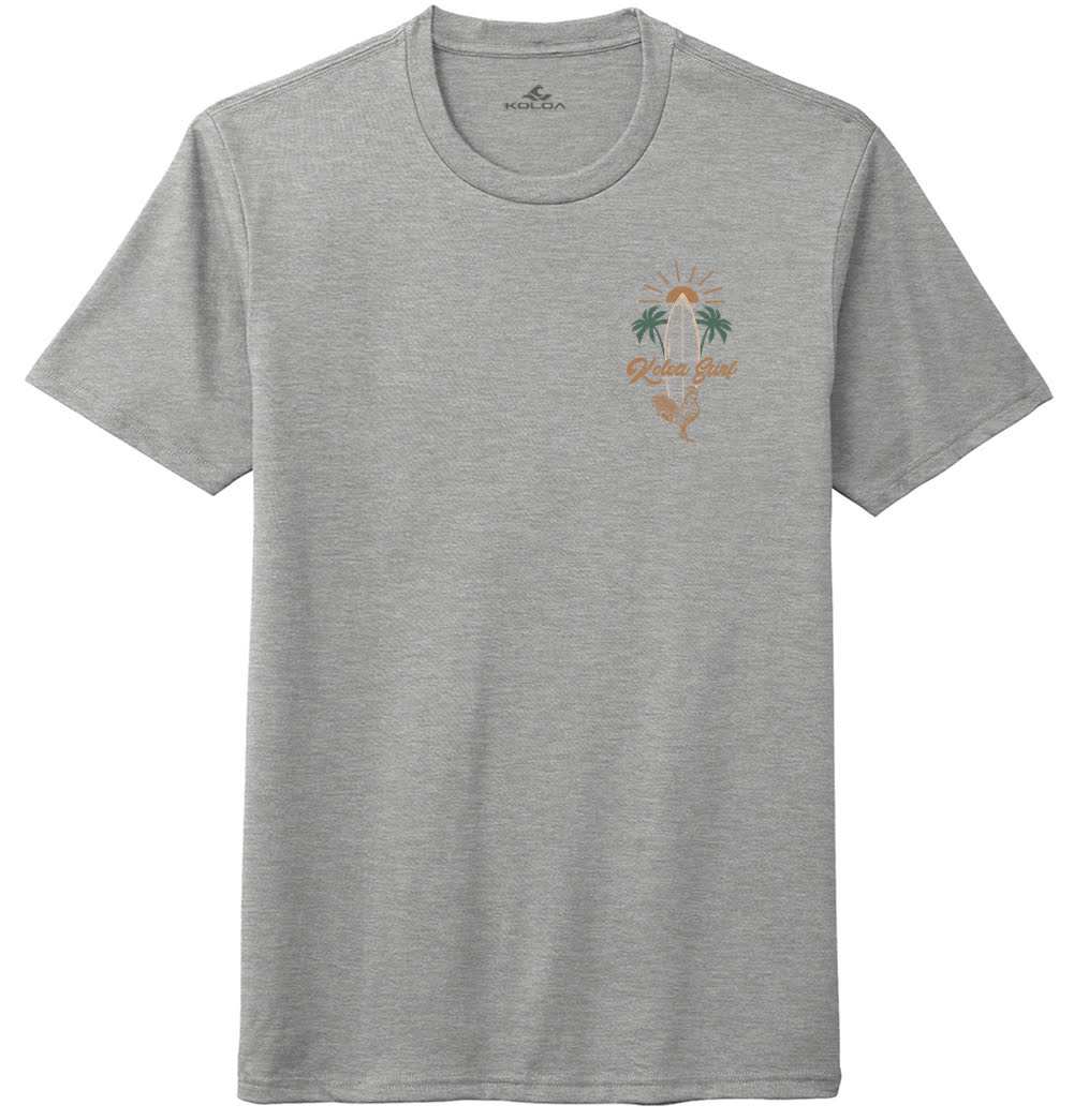 Koloa Rooster Board Comfort Tri-Blend T-Shirt - Image 3