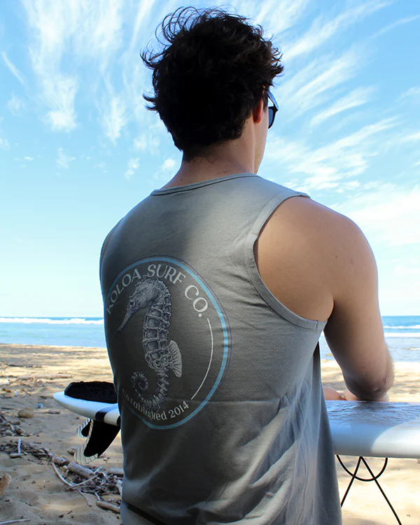 Koloa Seahorse Pigment-Dyed Tank Top - Image 3