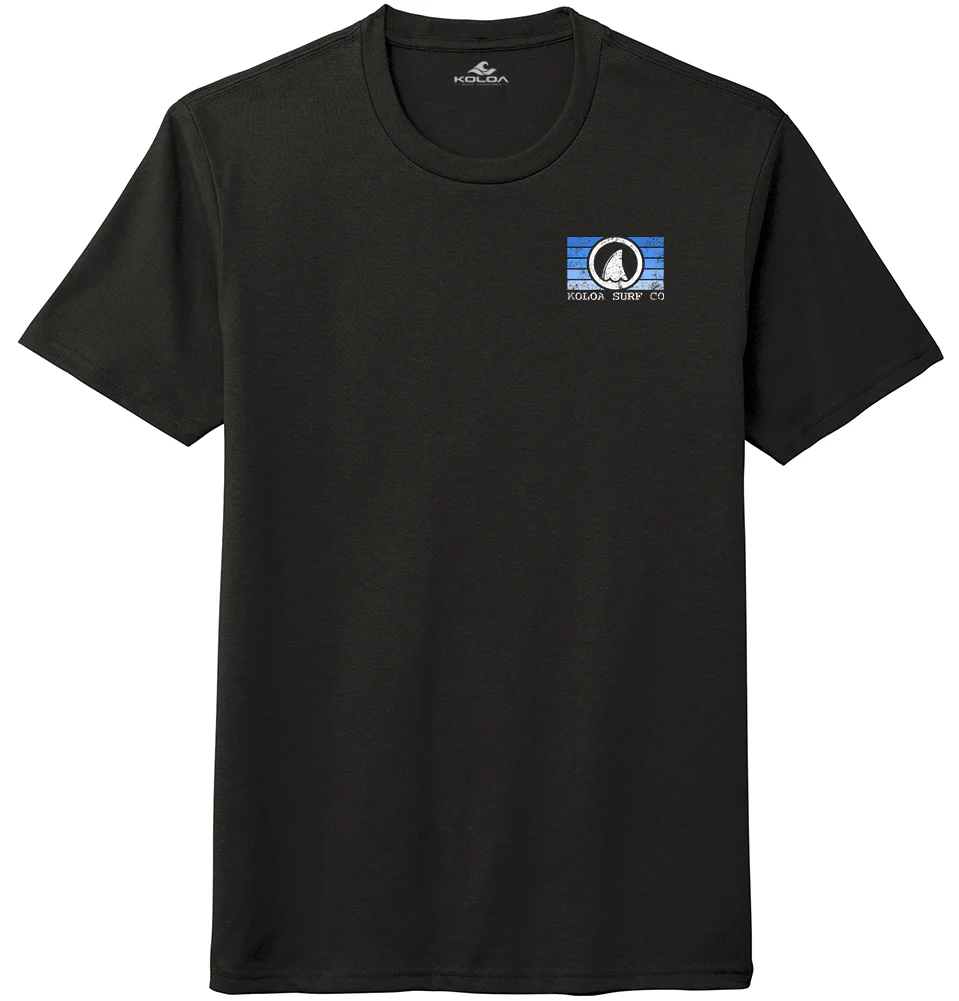 Koloa Shark Fin Comfort Tri-Blend T-Shirt - Image 3