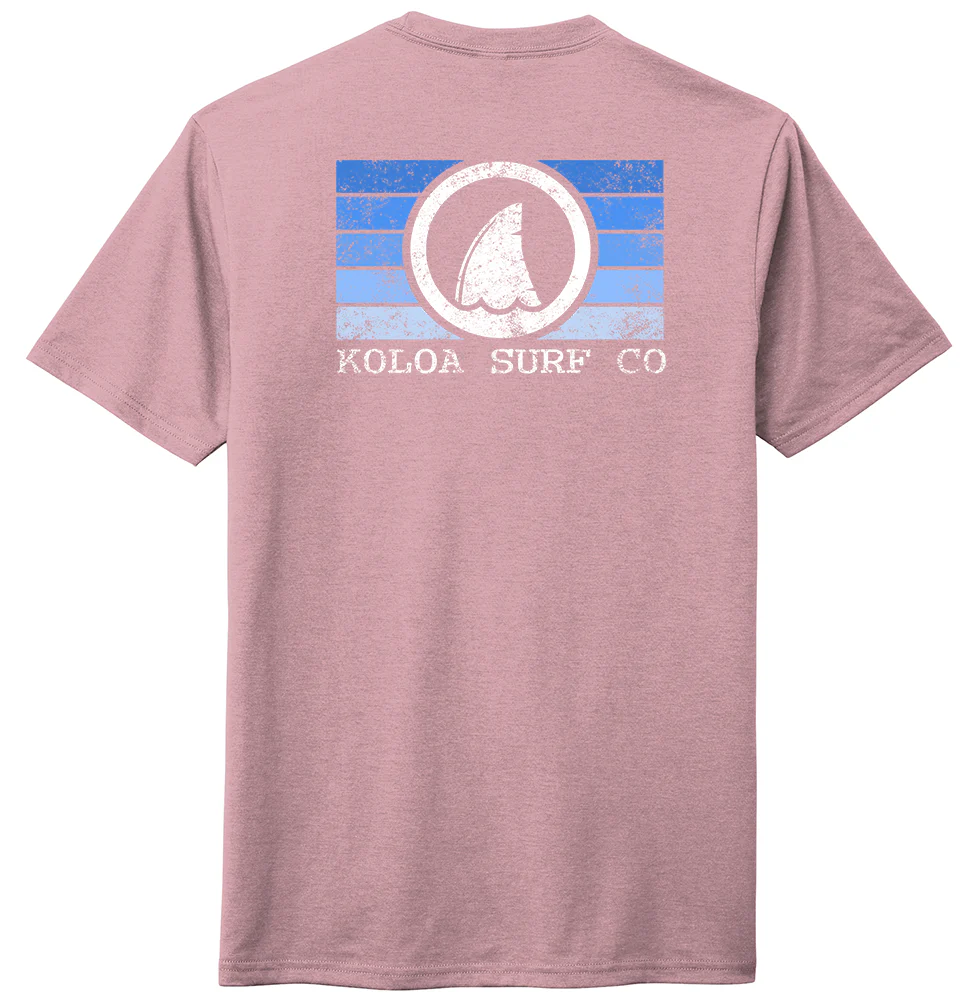 Koloa Shark Fin Comfort Tri-Blend T-Shirt - Image 9
