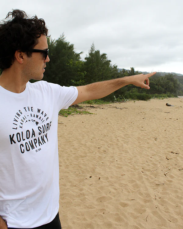 Koloa Simple Arch Comfort Tri-Blend T-Shirt - Image 3