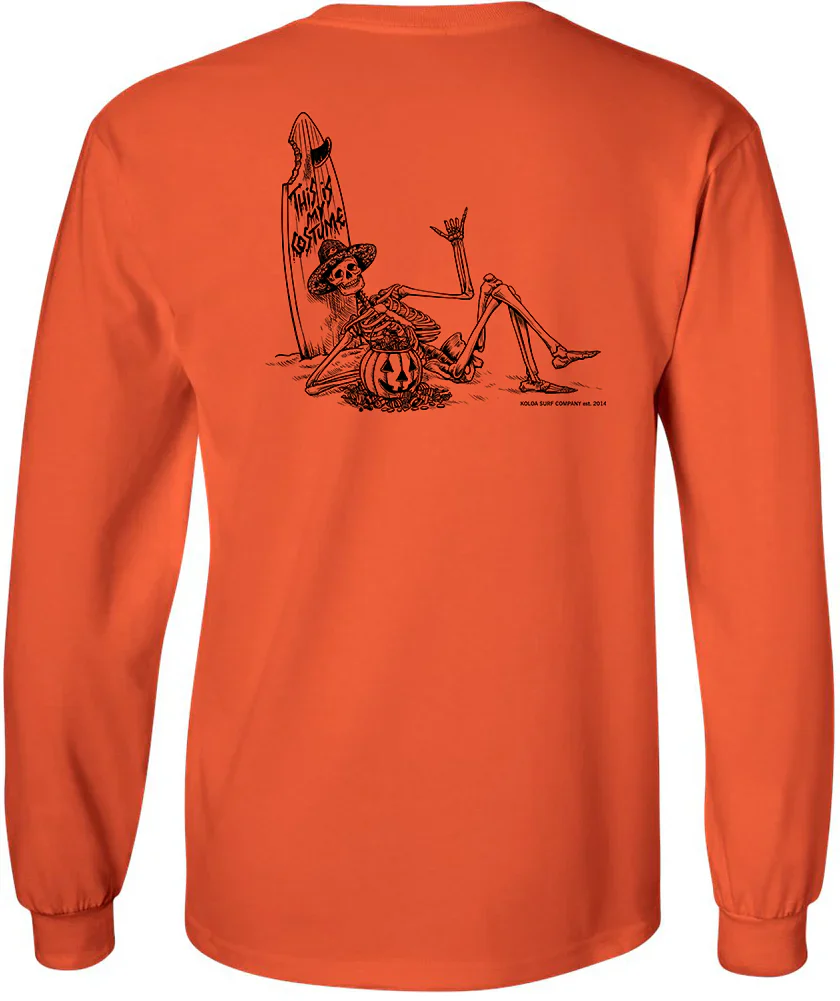 Koloa Skeleton Costume Long Sleeve T-Shirt - Image 10