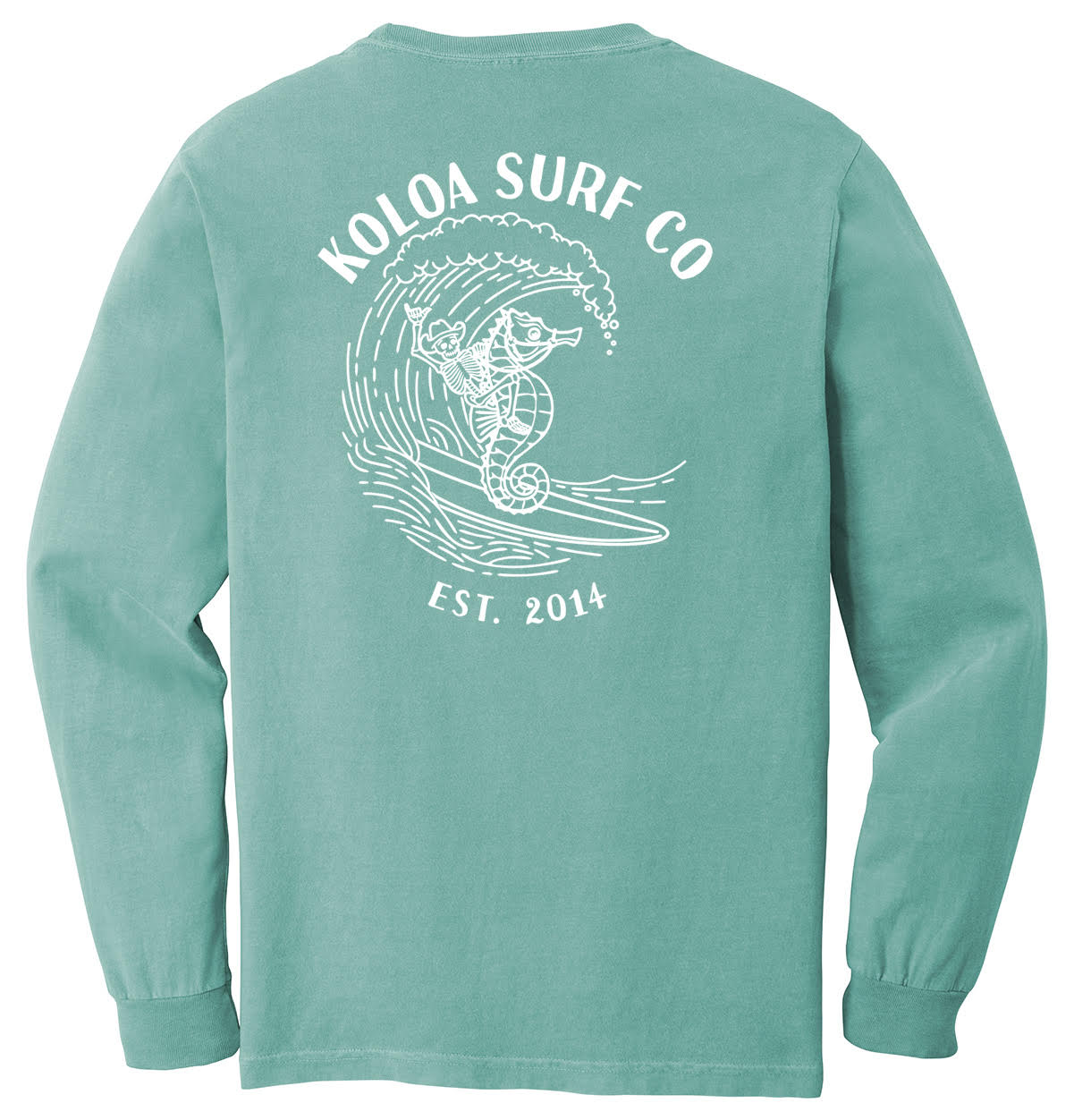 Koloa Skeleton Ride Pigment Dyed Long Sleeve T-Shirt - Image 8