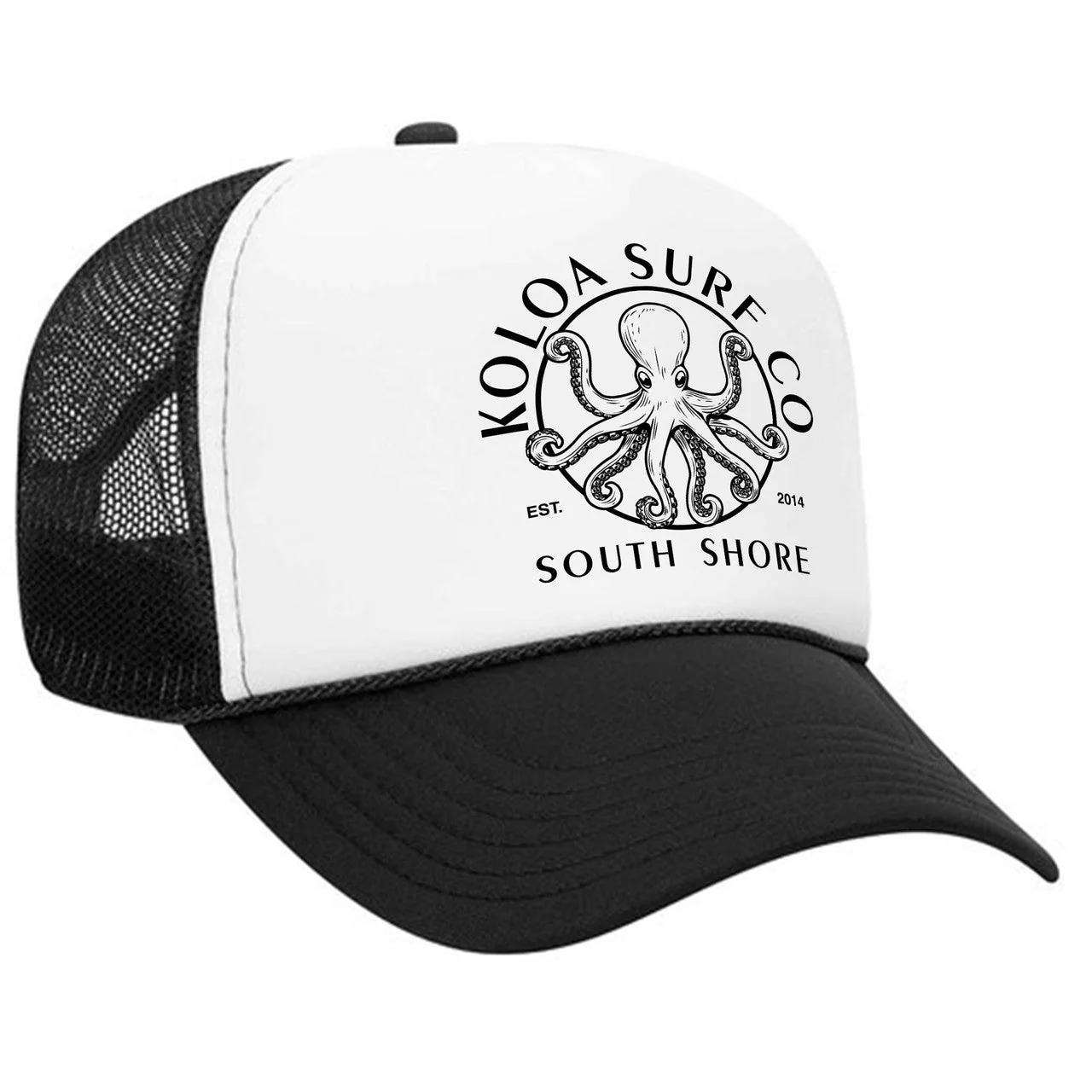 Koloa South Shore Octopus Foam Trucker Hat - Image 2