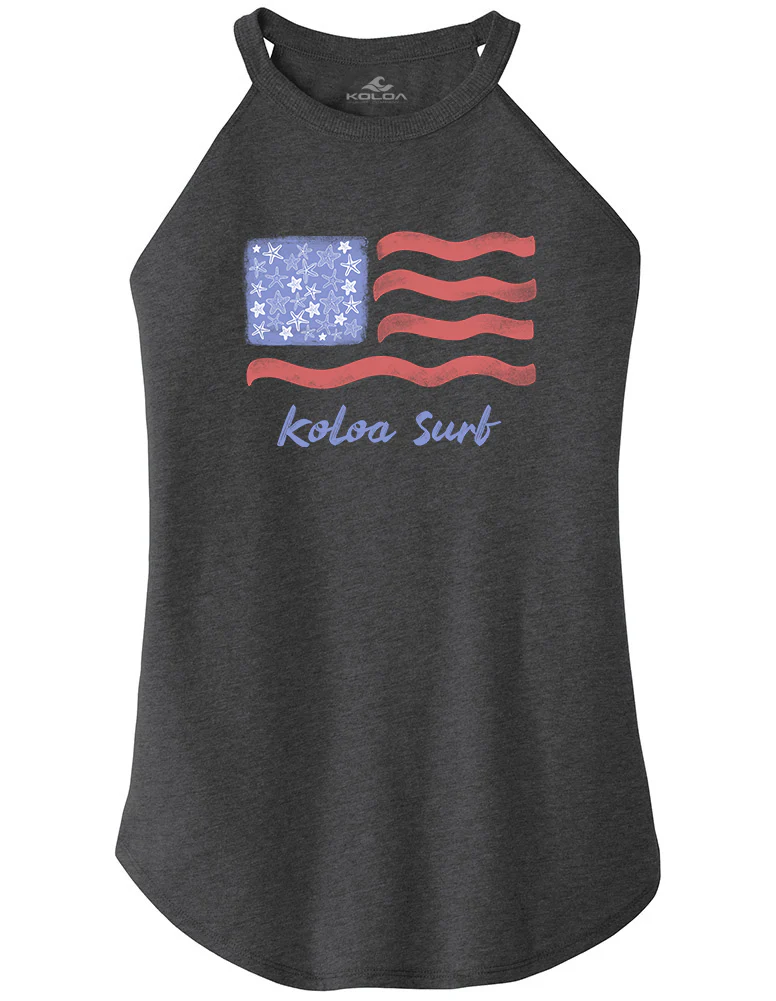 Koloa Starfish Flag Haltered Tank Top - Image 2