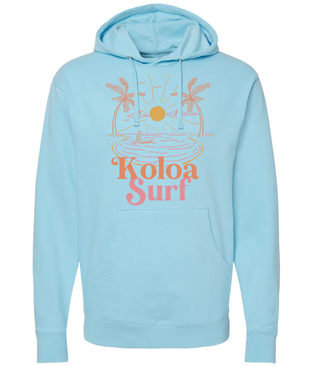 Koloa Sunset Surfer Hoodie - Image 3