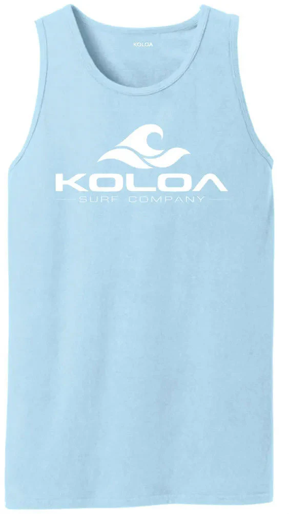 Koloa Surf Classic Wave Pigment-Dyed Tank Tops - Image 11
