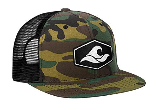 Koloa Surf Hexagon Patch Logo Mesh Snapback Hats - Image 4