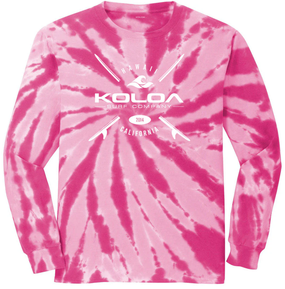 Koloa Surf X Boards Long Sleeve Tie-Dye T-Shirt - Image 4