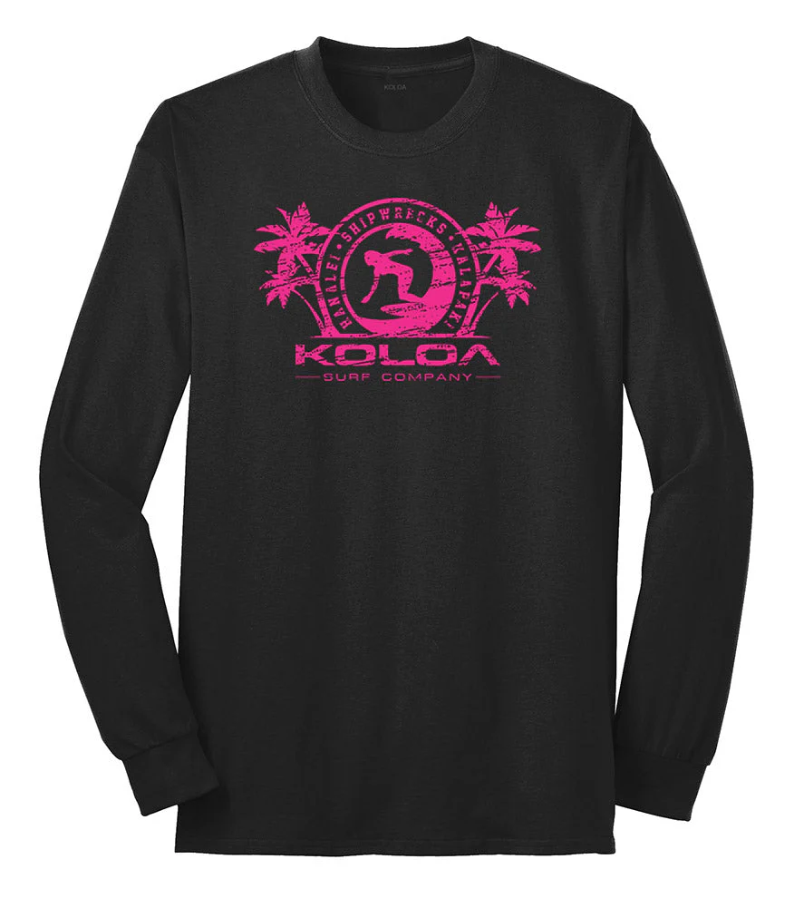 Koloa Surfer Girl 50/50 Long Sleeve T-Shirts - Image 5