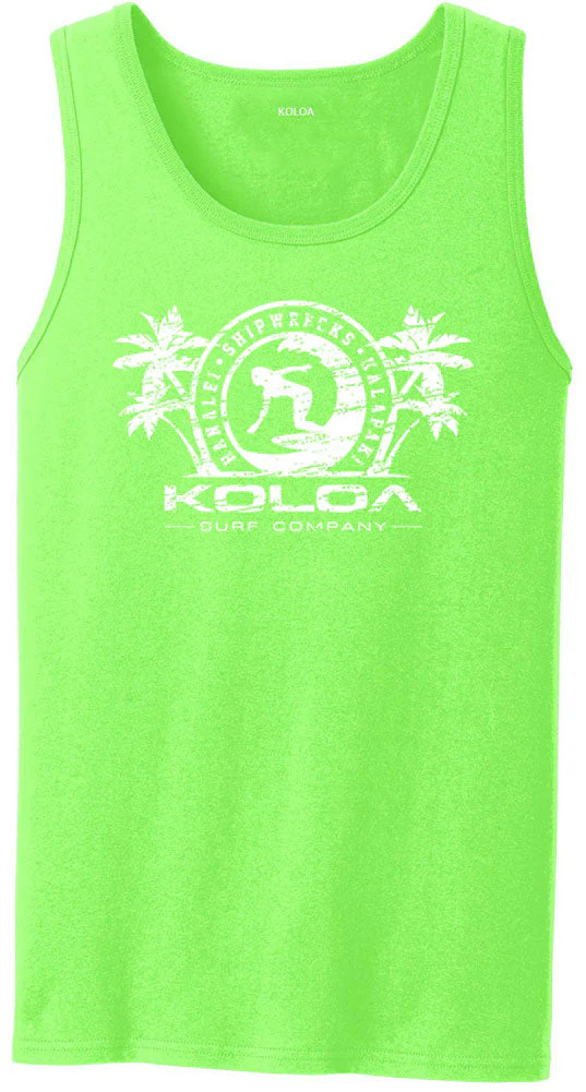 Koloa Surfer Girl Mens Tank Top - Image 10
