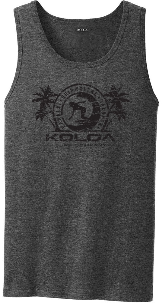 Koloa Surfer Girl Mens Tank Top - Image 5