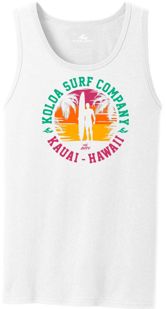 Koloa Surfer Silhouette Tank Top - Image 2