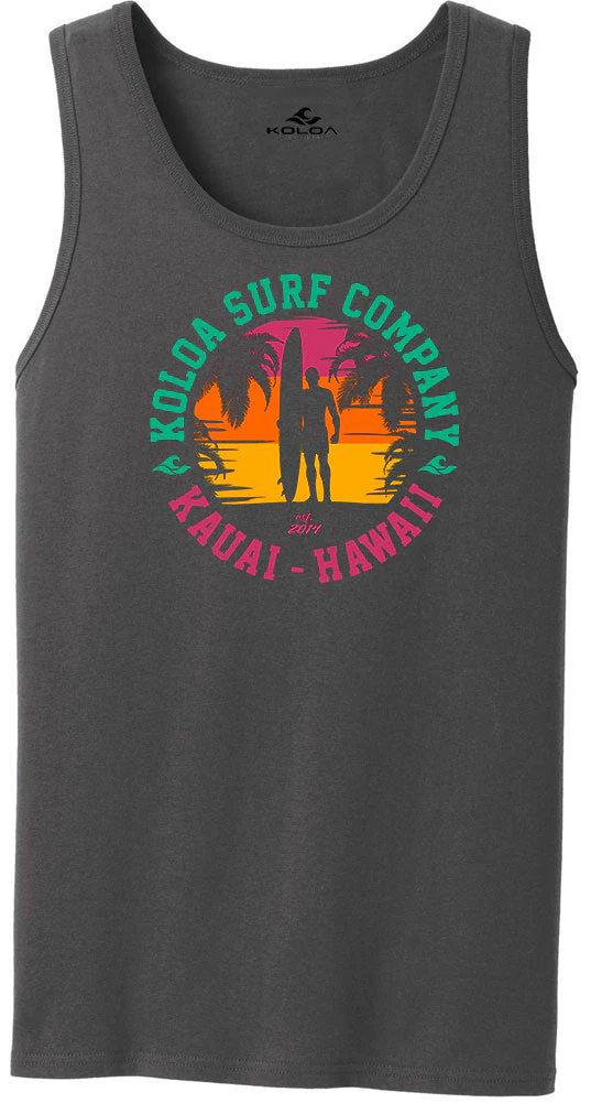Koloa Surfer Silhouette Tank Top - Image 3