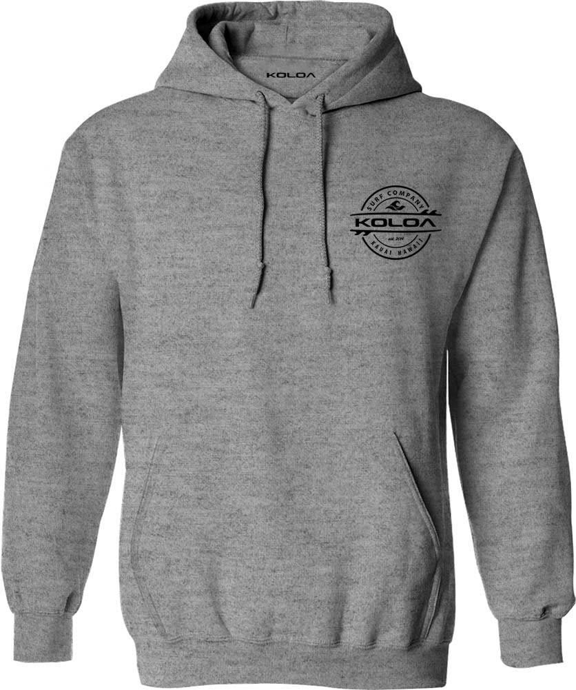 Koloa Thruster Surfboards Tall Hoodie - Image 7