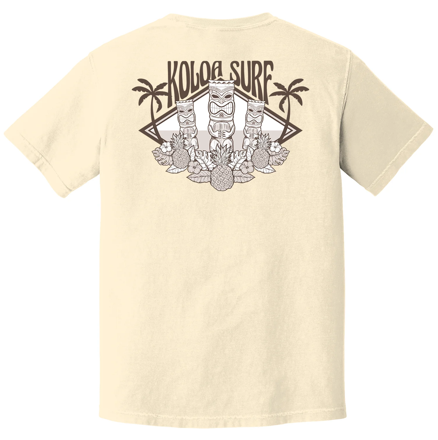 Koloa Tikis Pigment Dye T-Shirt