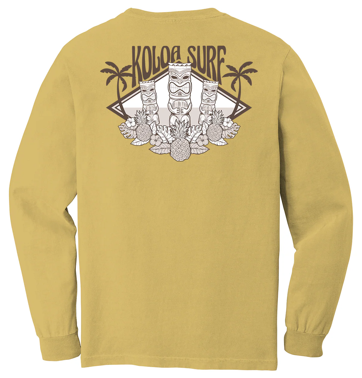 Koloa Tikis Pigment Dyed Long Sleeve T-Shirt - Image 6