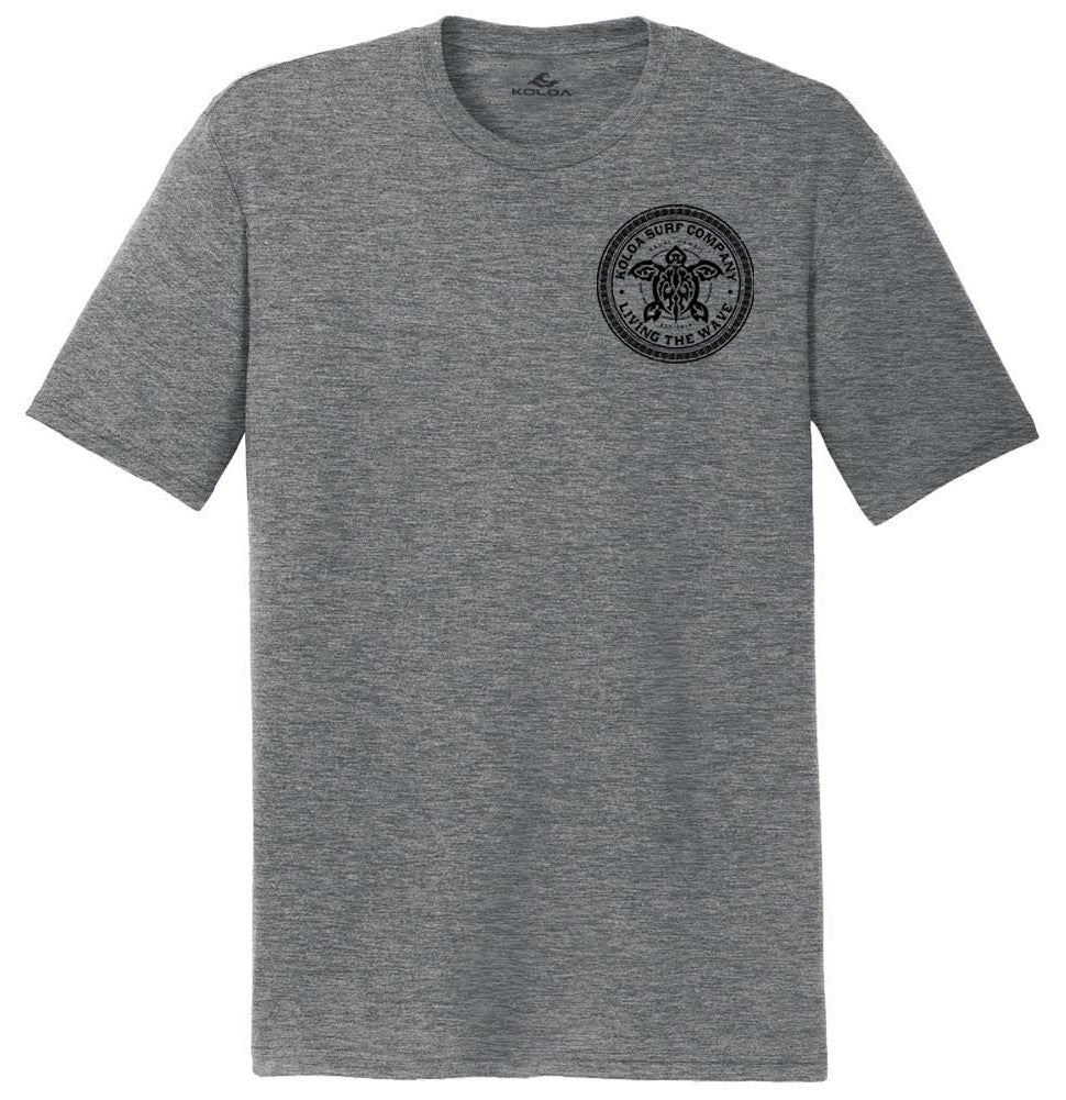 Koloa Tribal Turtle Comfort Tri-Blend T-Shirt - Image 9