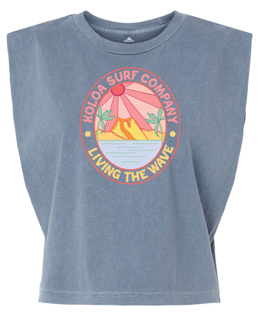 Koloa Vibrant Volcano Heavyweight Muscle Tank - Image 4