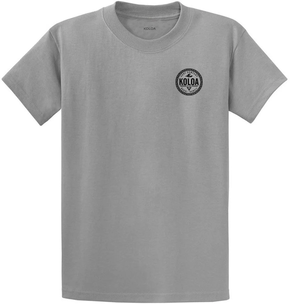Koloa Wave and Palm Tree Heavyweight T-Shirt - Image 2