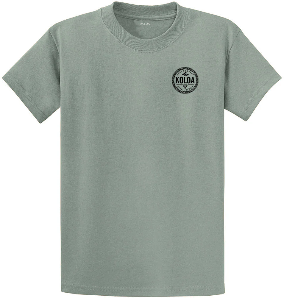 Koloa Wave and Palm Tree Heavyweight T-Shirt - Image 3