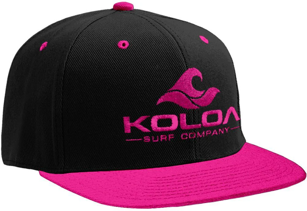 Koloa Wave Solid Snapback Hats - Image 11