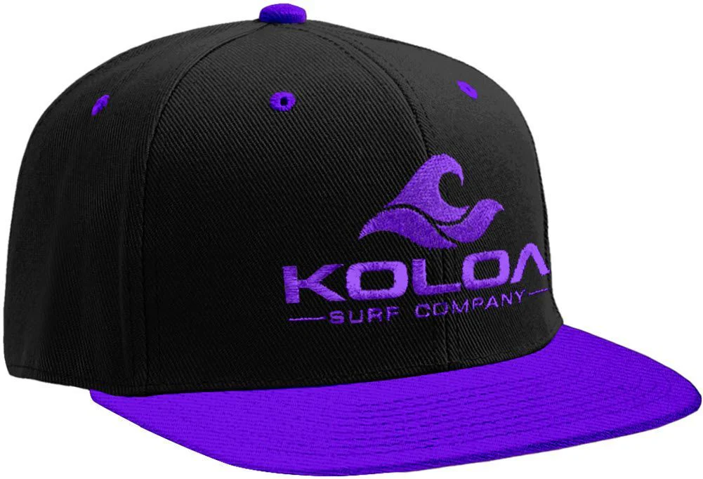 Koloa Wave Solid Snapback Hats - Image 12