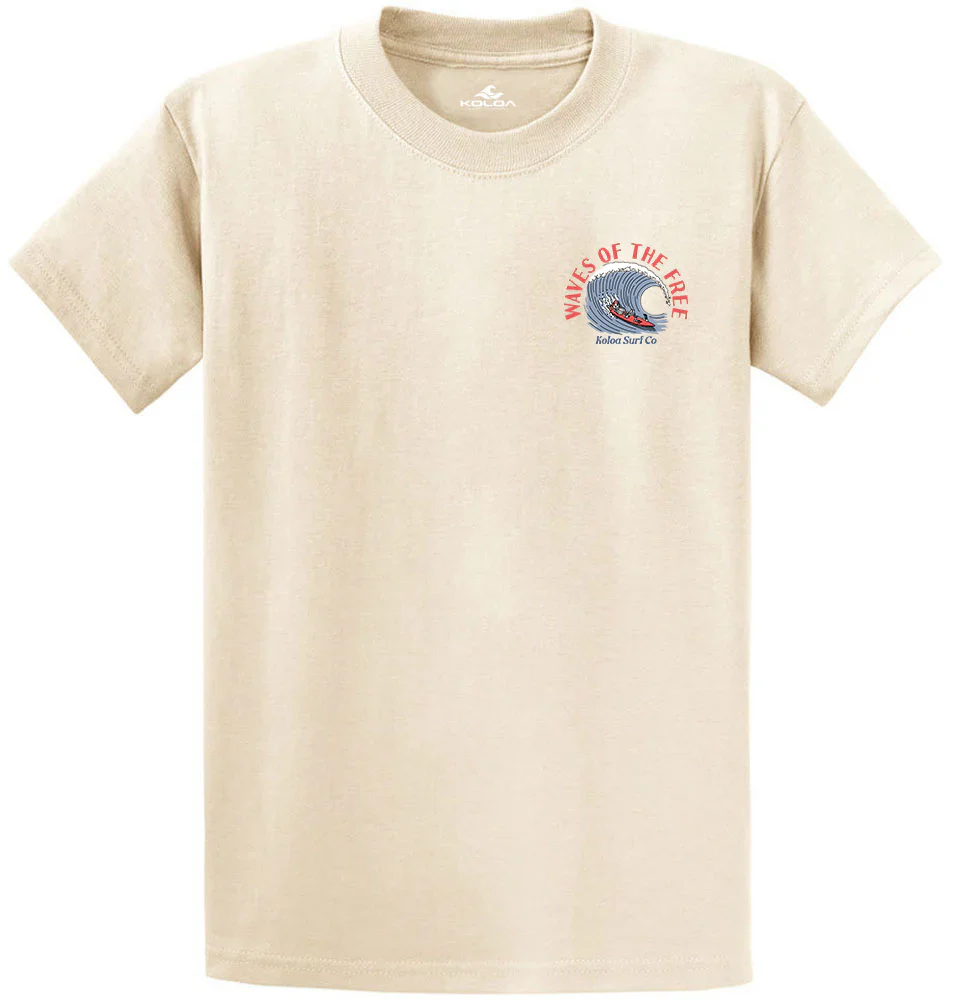 Koloa Waves Of The Free Heavyweight T-Shirt - Image 2