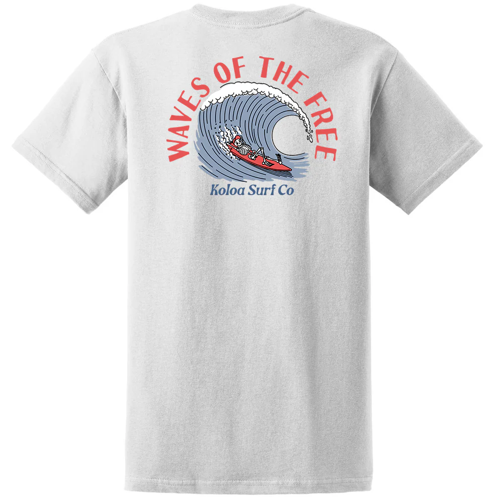 Koloa Waves Of The Free Heavyweight T-Shirt - Image 5