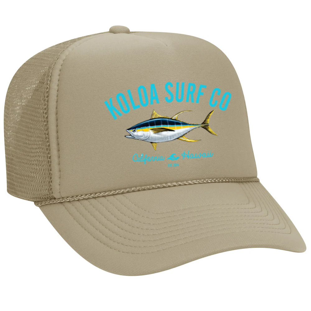 Koloa Yellowfin Foam Trucker Hat - Image 8