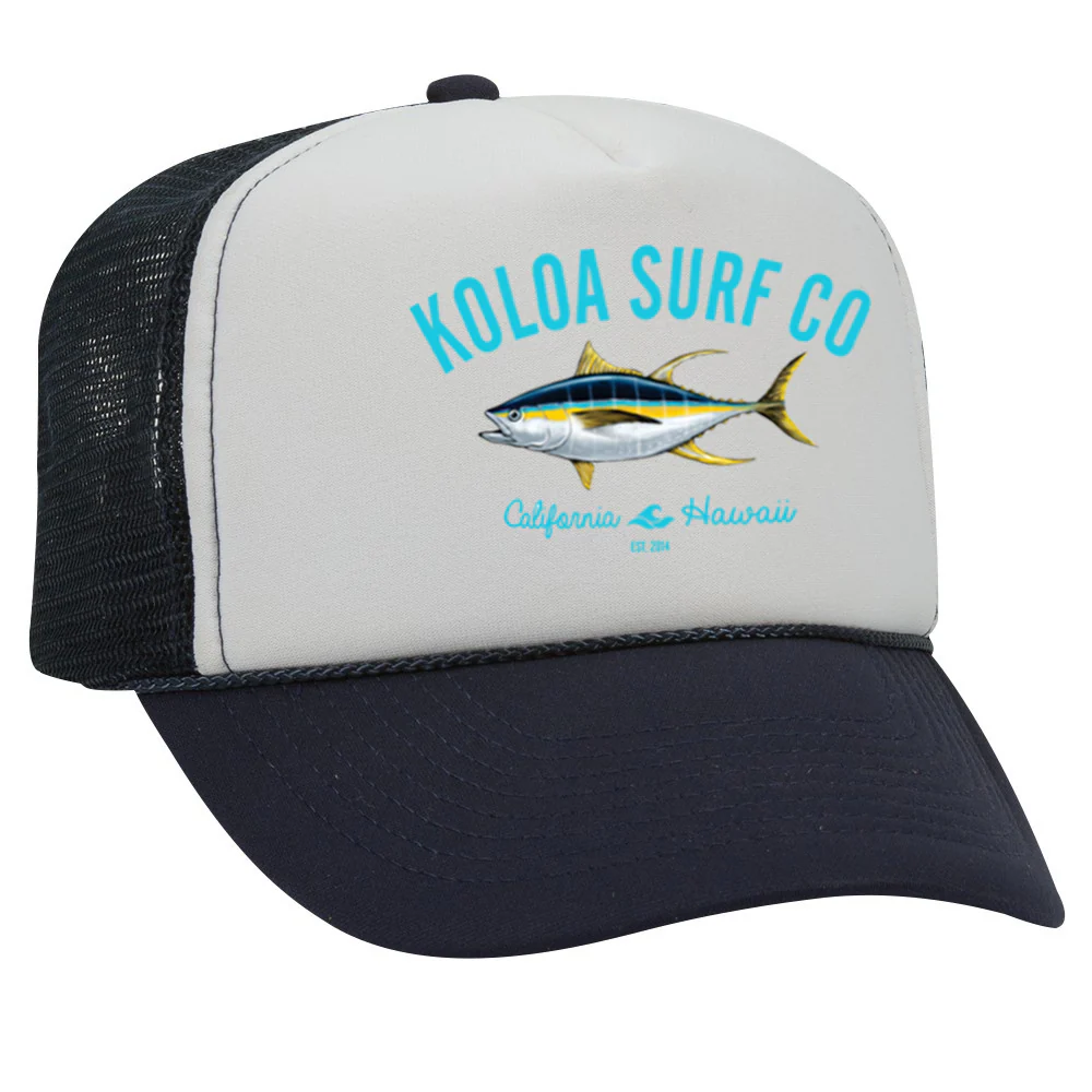 Koloa Yellowfin Foam Trucker Hat - Image 9