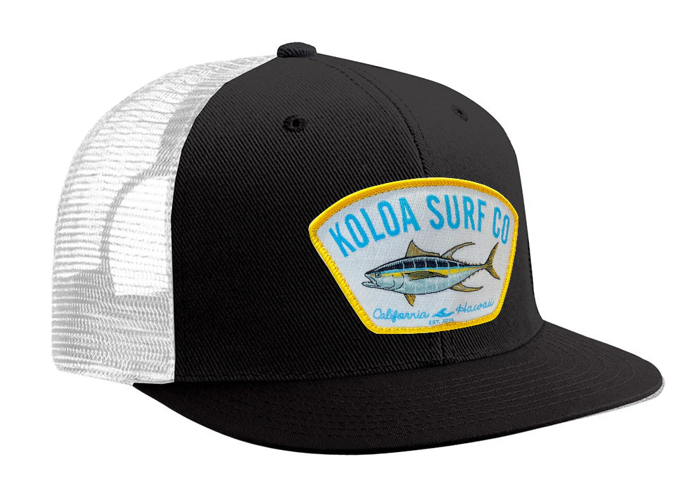 Koloa Yellowfin Tuna Mesh Snapback Hat - Image 4