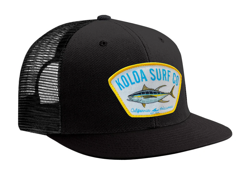 Koloa Yellowfin Tuna Mesh Snapback Hat - Image 5