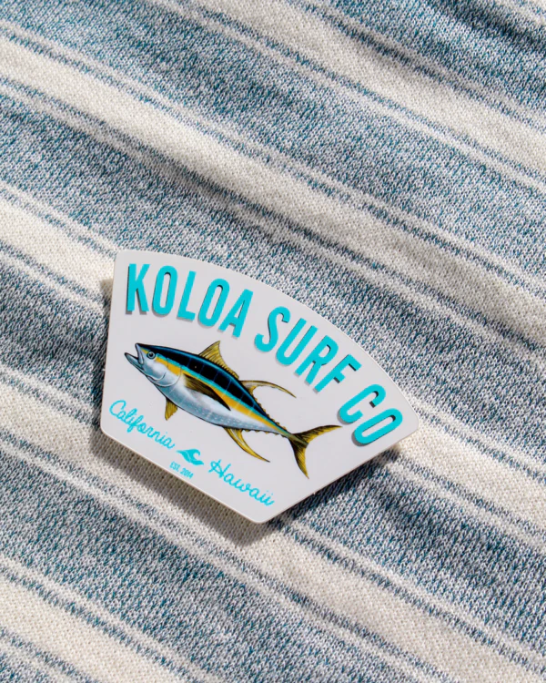 Koloa Yellowfin Tuna Sticker - Image 2