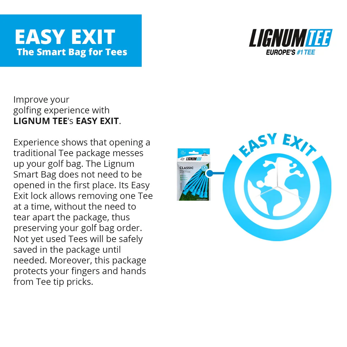 Lignum Tee - Classic Golf Tee Eco - Image 9