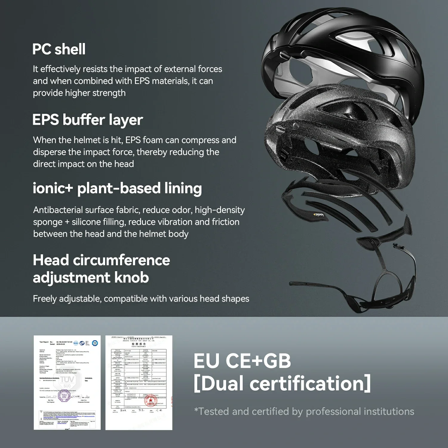 LK-66 Adult Bike Cycling Helmet - Image 14