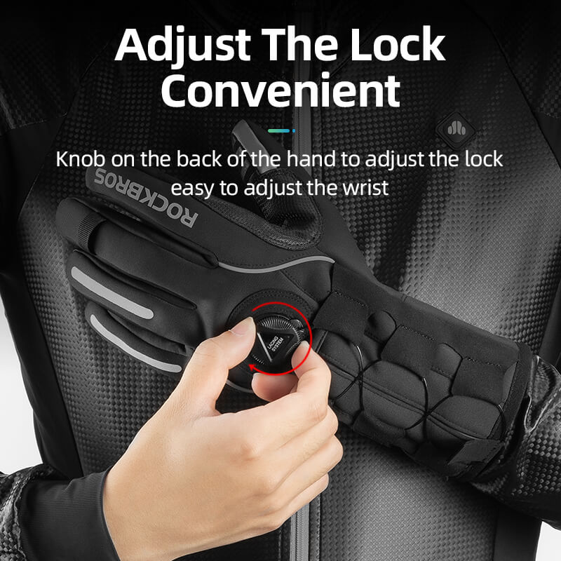 Long Finger Gloves with Fleece Lining & Lock Clip - Image 10