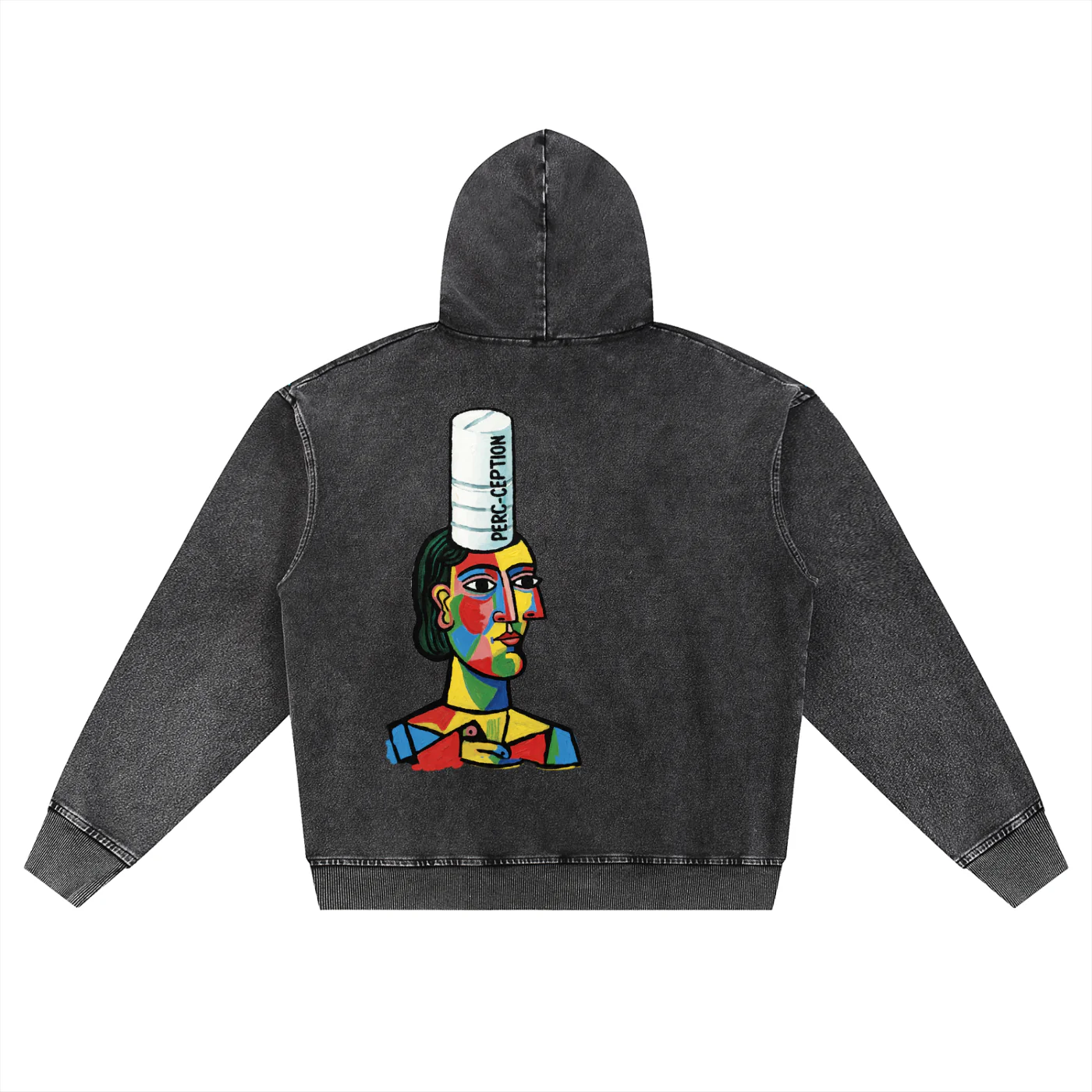 Love Bar Snow Wash Oversized Zip-Up Hoodie - Image 9